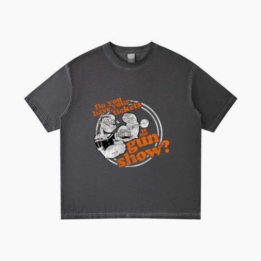 Discover Popeye Gun Show Adult Gradient T Shirts Gradient T Shirts