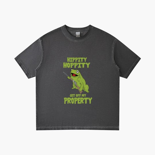 Discover hippity hoppity property get away from my property Gradient T Shirts