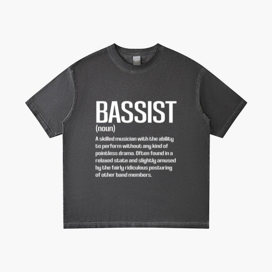 Discover Funny Bass Player Bassist Definition Gradient T Shirts