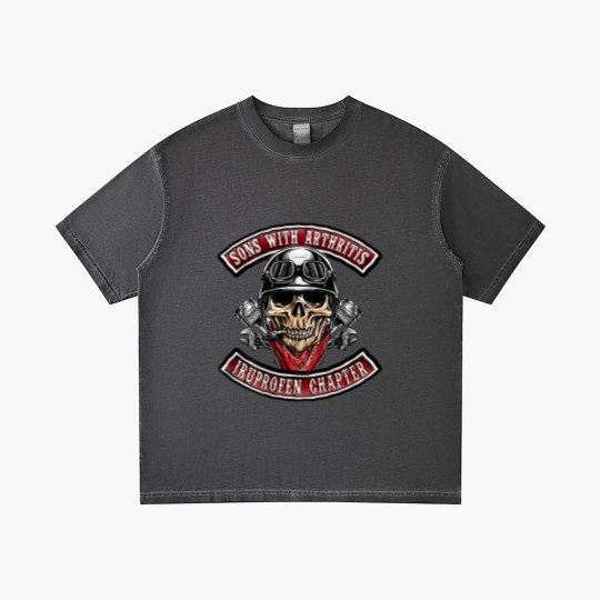 Discover Sons With Arthritis Ibuprofen Chapter Funny Biker Skull Gradient T Shirts