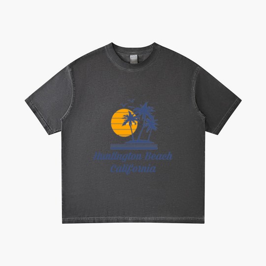 Discover Huntington Beach California Gradient T Shirts CA Tourist Gifts Gradient T Shirts