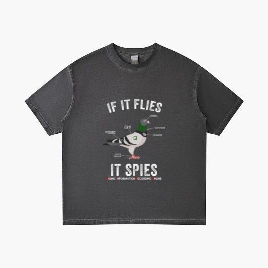 Discover If It Flies It Spies Birds Are Not Real Funny Drone Conspiracy Theory - Birds Arent Real - Gradient T Shirts