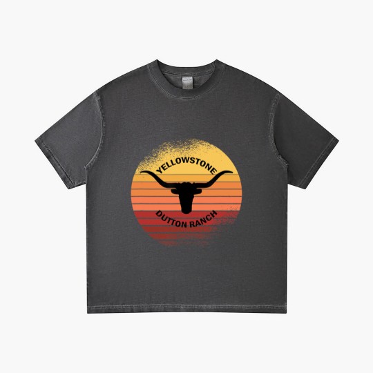 Discover Vintage YStone Ranch Gradient T Shirts