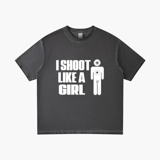 Discover I Shoot Like A Girl - Gun Shooting Funny Gift Gradient T Shirts