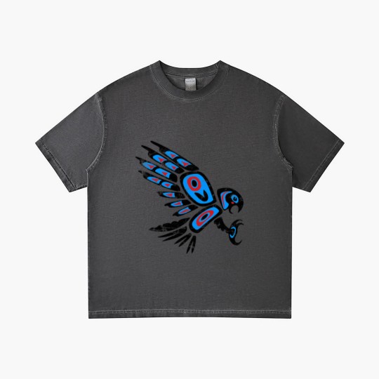 Discover native american red tailed hawk bird Totem tribal Gradient T Shirts