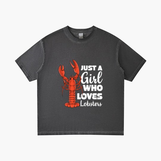 Discover Just a Girl Who Loves Lobsters Lobster Seafood Gradient T Shirts