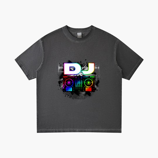 Discover Dj Music Lover Music Player Sound Cool Funny Gift Gradient T Shirts