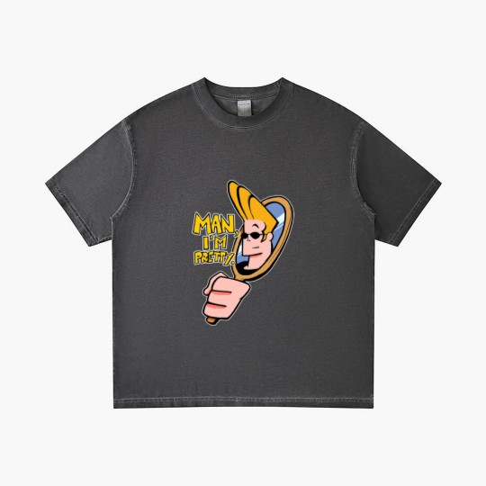 Discover Johnny Bravo™ "Man, I'm Pretty." Quote Essential Gradient T Shirts