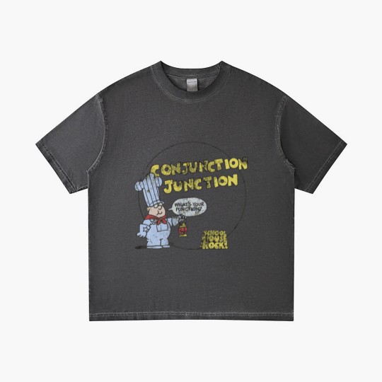 Discover Schoolhouse Rock Conjunction Junction Gradient T Shirts