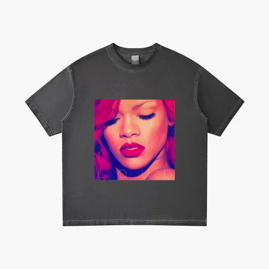 Discover Rihanna Singer Gradient T Shirts