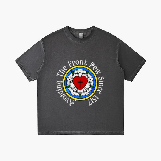 Discover Funny Martin Luther Rose 1517 For Lutheran Confirm Gradient T Shirts