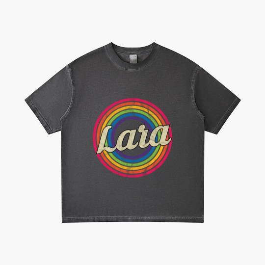 Discover Lara - Retro Rainbow Faded-Style - Lara - Gradient T Shirts