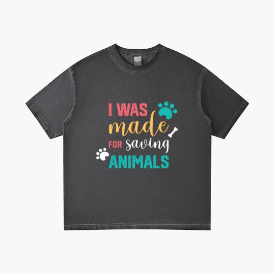 Discover I Was Made For Saving Animals Veterinarian Gradient T Shirts