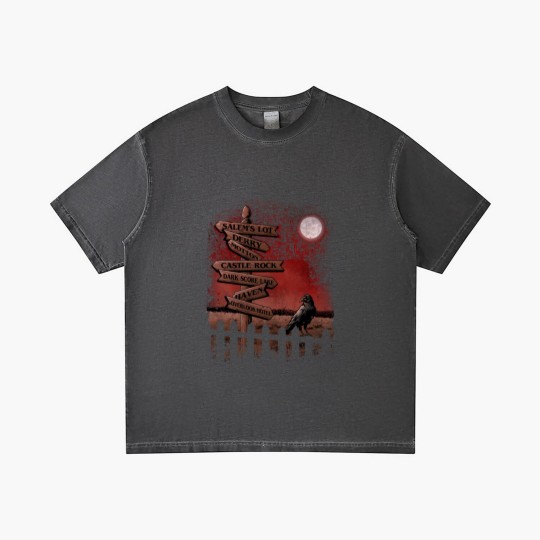 Discover Horror Crossroads - Stephen King - Gradient T Shirts