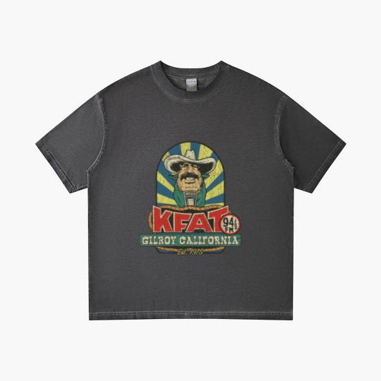 Discover KFAT 94.5 FM 1975 - Cowboy - Gradient T Shirts