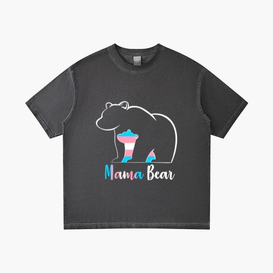 Discover LGBT Mama Bear Transgender Pride Equal Rights Rainbow Flag Gradient T Shirts