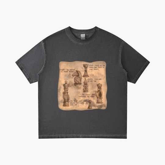 Discover Fantasy Chessmen - Chess - Gradient T Shirts