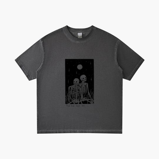 Discover true love never dies - Skeletons - Gradient T Shirts