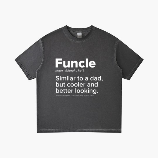 Discover Mens Funcle Similar to a Dad But Cooler Better Loo Gradient T Shirts