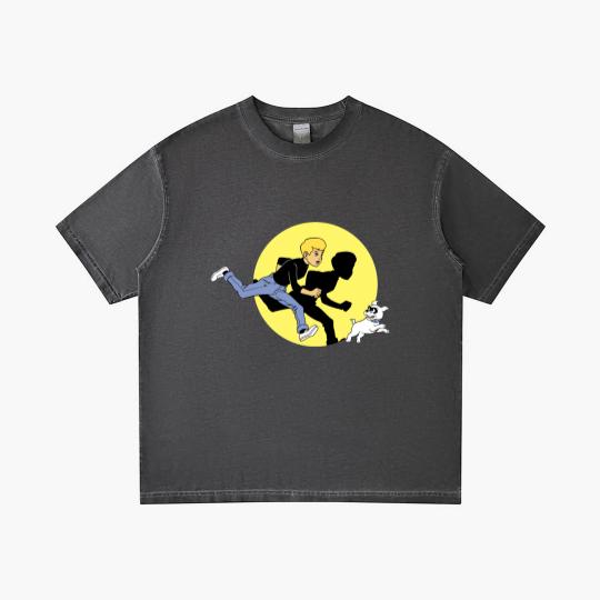 Discover Double Tin Quest - Jonny Quest - Gradient T Shirts