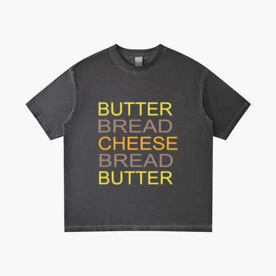 Discover Butter Bread Cheese Gradient T Shirts