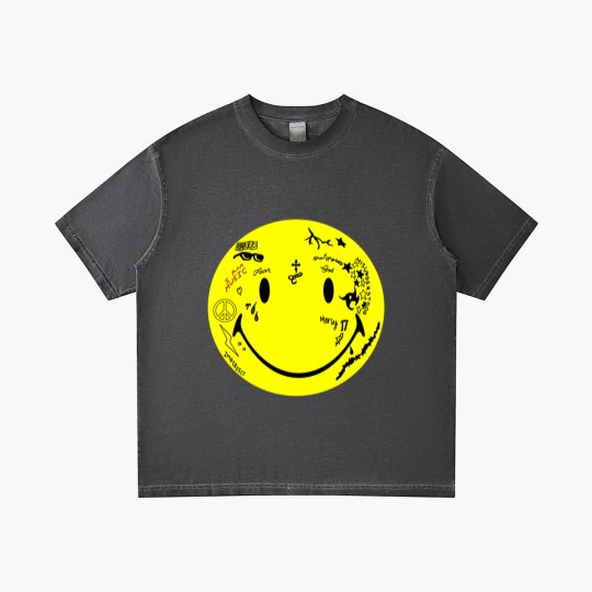 Discover Lil Wayne Tattoo Smiley Gradient T Shirts