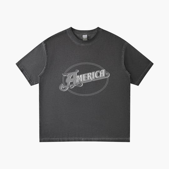 Discover America Band Gradient T Shirts