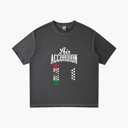 Discover Air Accordion Mexico Mexican Flag Gradient T Shirts