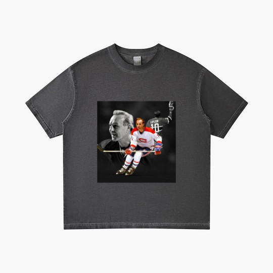 Discover Guy Lafleur 10 Canadian Hockey Legend Classic Gradient T Shirts