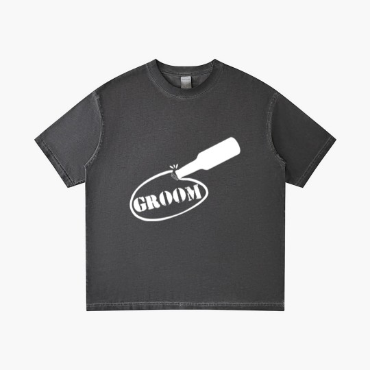Discover Bachelor Party Groom Gradient T Shirts