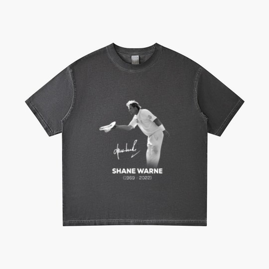 Discover RIP Shane Warne Signature Gradient T Shirts, Memories Shane Warne  1969-2022 Gradient T Shirts