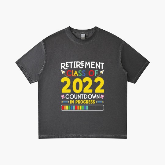 Discover Retirement Class Of 2022 Countdown In Progress Gradient T Shirts