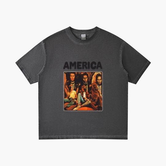 Discover America 1971 band Gradient T Shirts