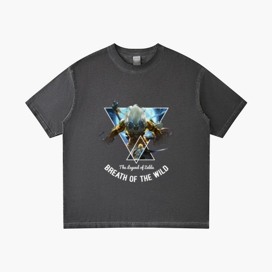Discover The Legend Of Zelda: Breath Of The Wild Triangle Portrait Pullover Gradient T Shirts