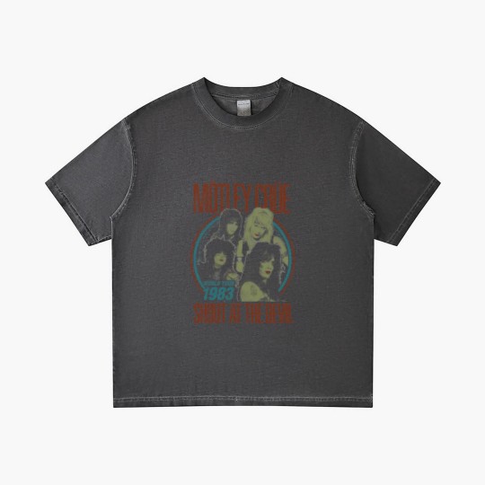 Discover Motley Crue Vintage World Tour Rock Metal Gradient T Shirts Gradient T Shirts