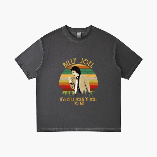 Discover Vintage Billy Tees Joel It's Still Rock and Roll To Me Essential Gradient T Shirts