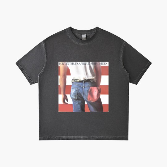 Discover Bruce Springsteen Born In The USA Rock Gradient T Shirts Gradient T Shirts