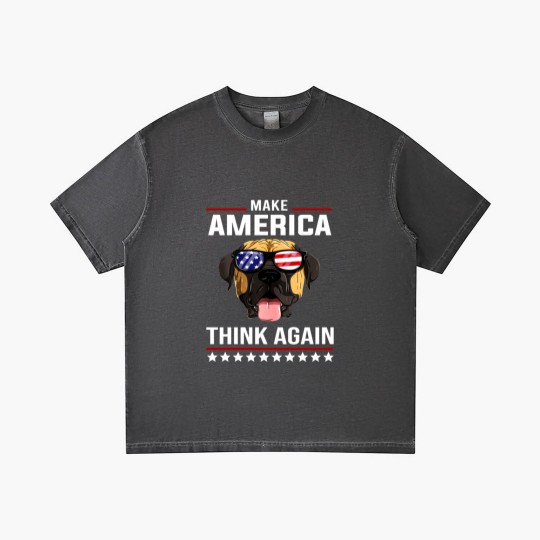Discover Make America Think Again - Make America Think Again - Gradient T Shirts