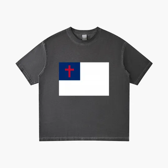 Discover Christian Flag Gradient T Shirts