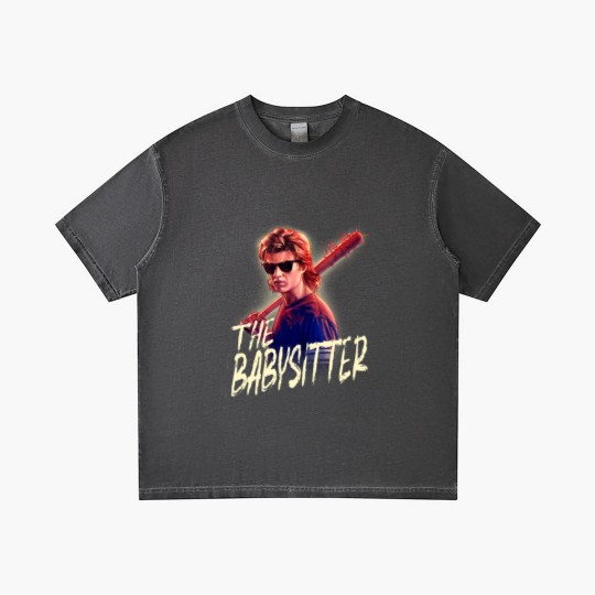Discover Netflix Stranger Things Steve The Babysitter Portrait Gradient T Shirts