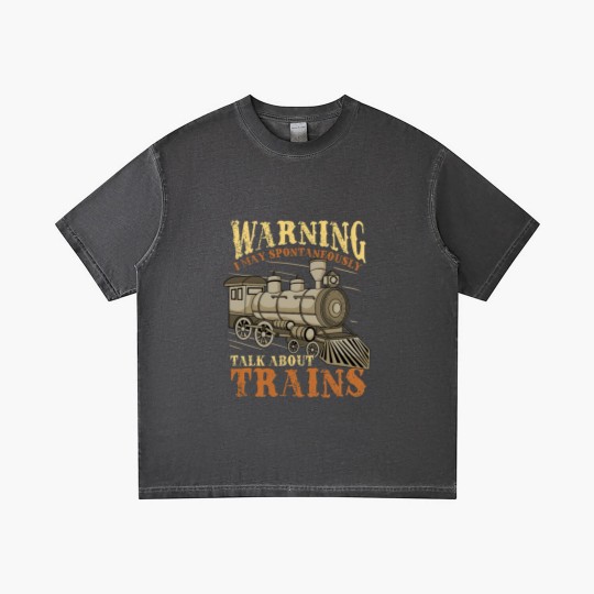 Discover Trains Railroad Train Lover - Train - Gradient T Shirts
