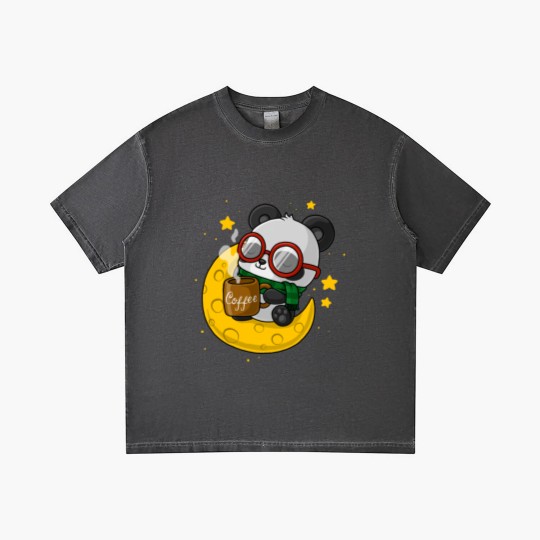Discover Coffee Panda Gradient T Shirts