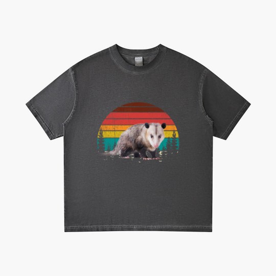 Discover Vintage Retro Possum Lovers Gradient T Shirts