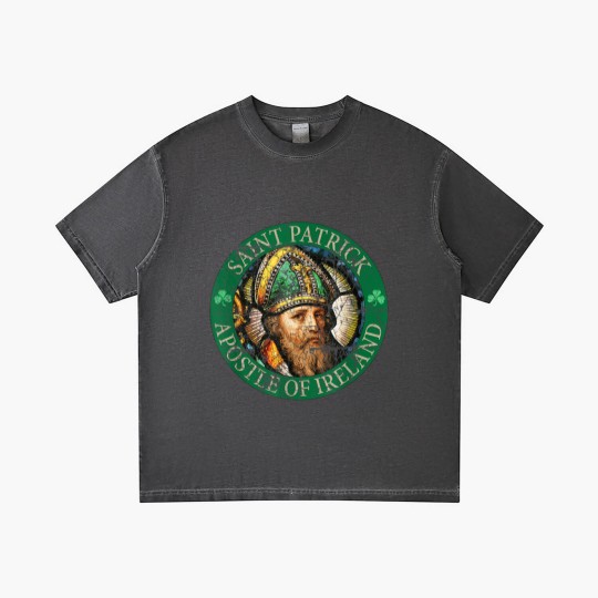 Discover Saint Patrick Apostle of Ireland distressed Gradient T Shirts