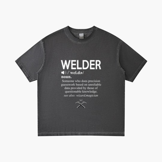 Discover Funny Welding Proud Welder Weld Job American Gradient T Shirts
