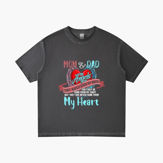 Discover Mom & Dad My Angels Gradient T Shirts - in memory of parents In Heaven Gradient T Shirts