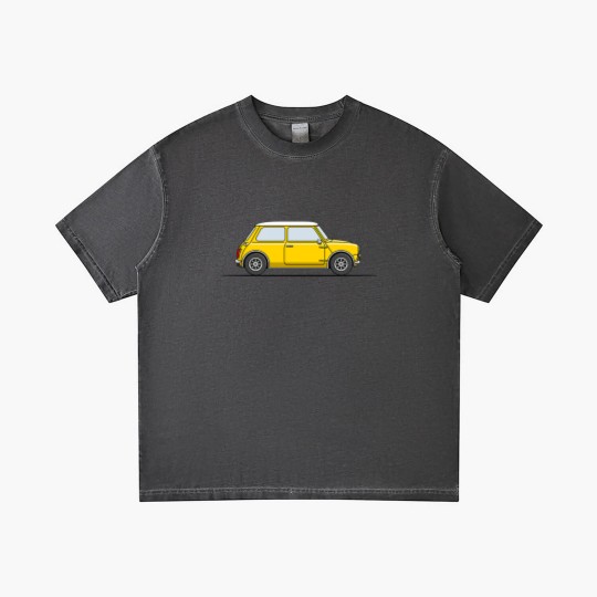 Discover Classic Mini Cooper - Yellow - Mini - Gradient T Shirts
