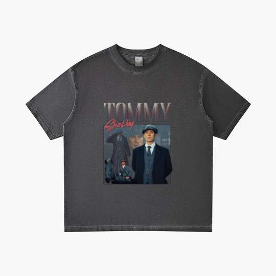 Discover Tommy Shelby Homage Gradient T Shirts Gradient T Shirts Top Peaky TV Show Gift Tom Thomas By Order Cillian Murphy