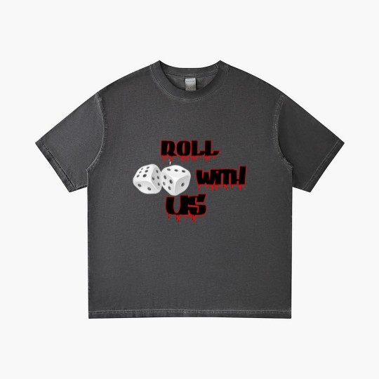 Discover Roll with US Vegas Dice Gradient T Shirts, Casino Bonus Gradient T Shirts