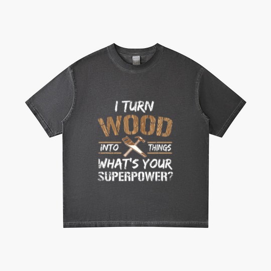 Discover I Turn Wood Into Things Carpenter Woodworking Gradient T Shirts